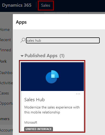 Sales Hub App
