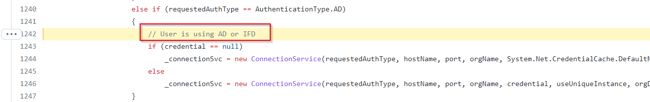 Microsoft.PowerPlatform.Dataverse.Client : IFD + ADFS Mode not supported !