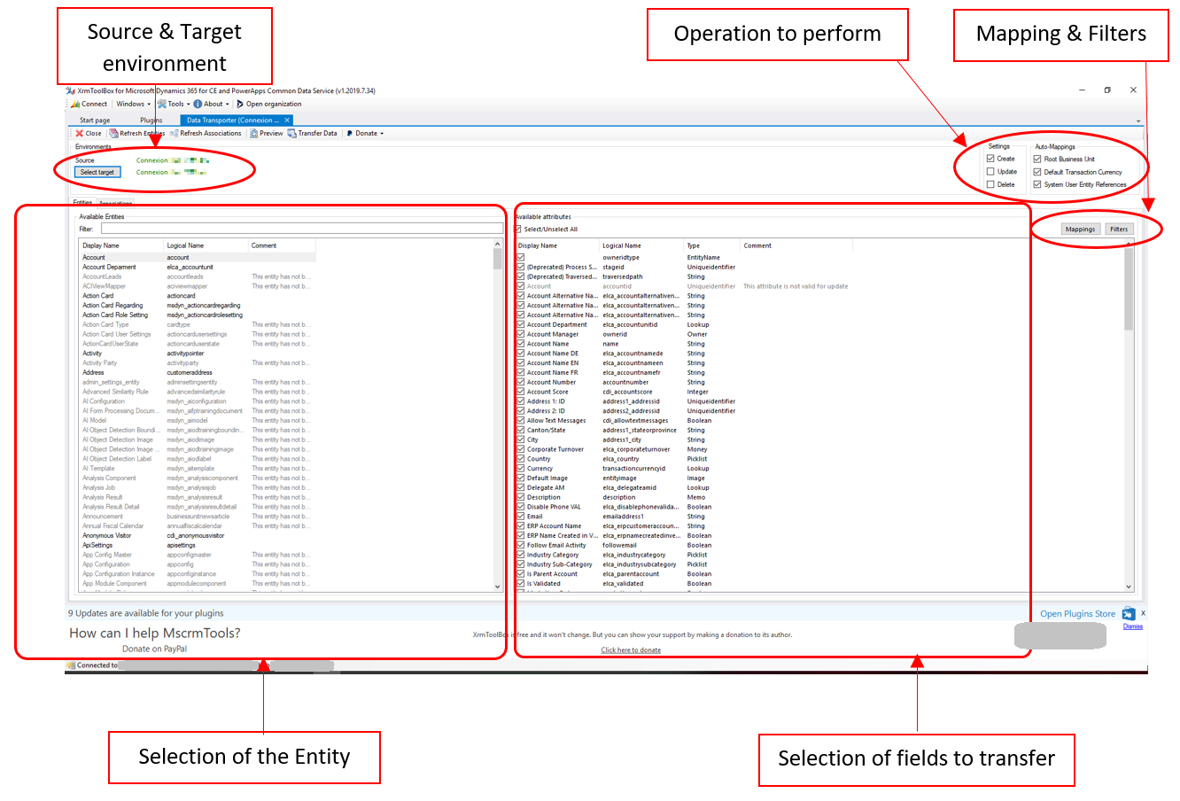 Data transporter plugin overview