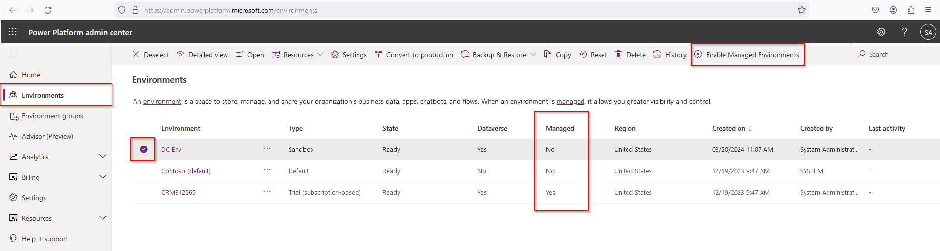 Dataverse Managed Environments Deep Dive