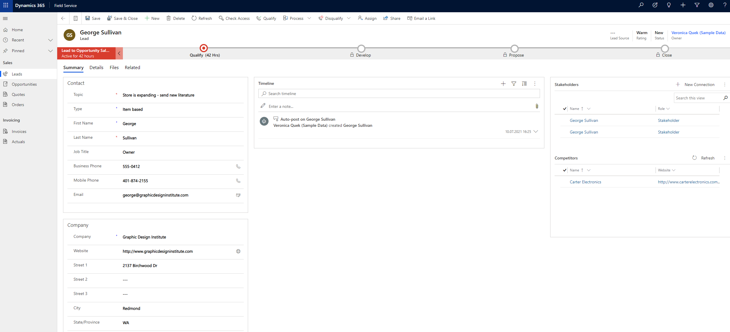 Dynamics 365 Field Service HowTo