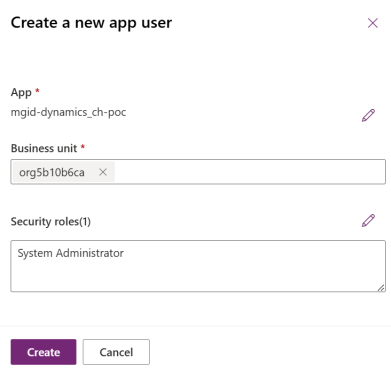 Power Platform configuration