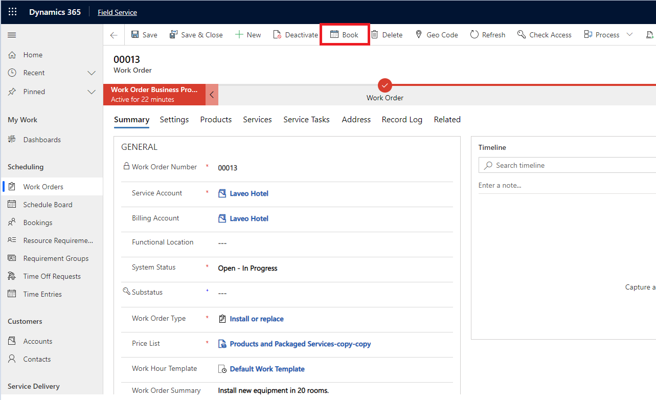 Dynamics 365 Field Service HowTo