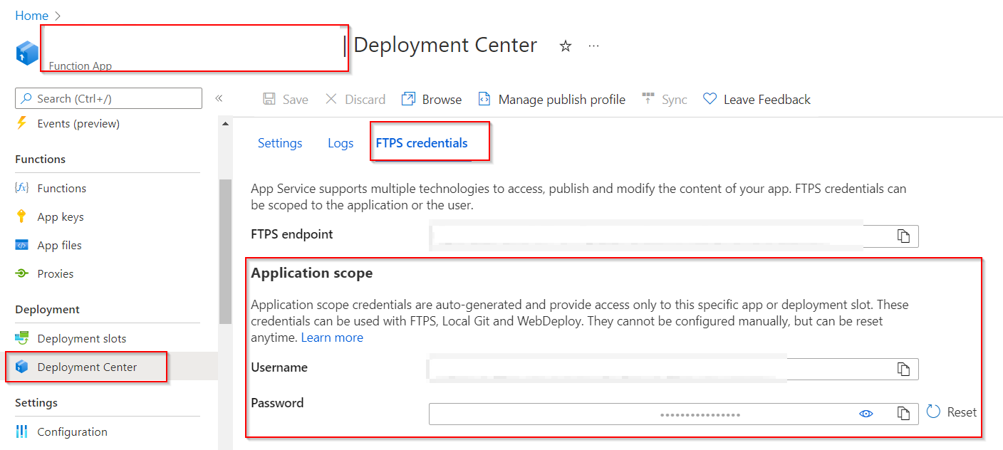 How to remote debug Azure Function