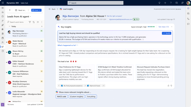 Deploy autonomous Sales Qualification Agent to qualify leads at scale