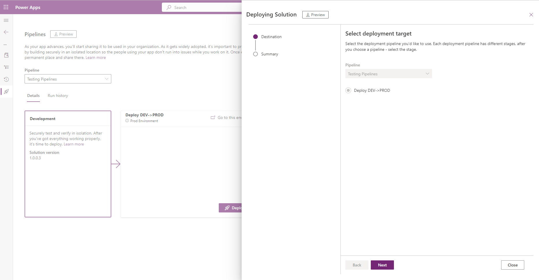 Power Platform Managed Environments and Pipelines