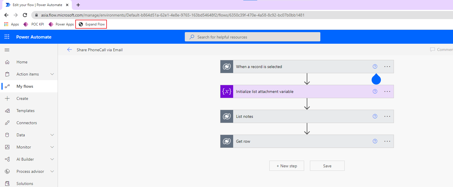 Power Automate: Auto expand flows and auto reconnect