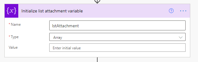 initial variable