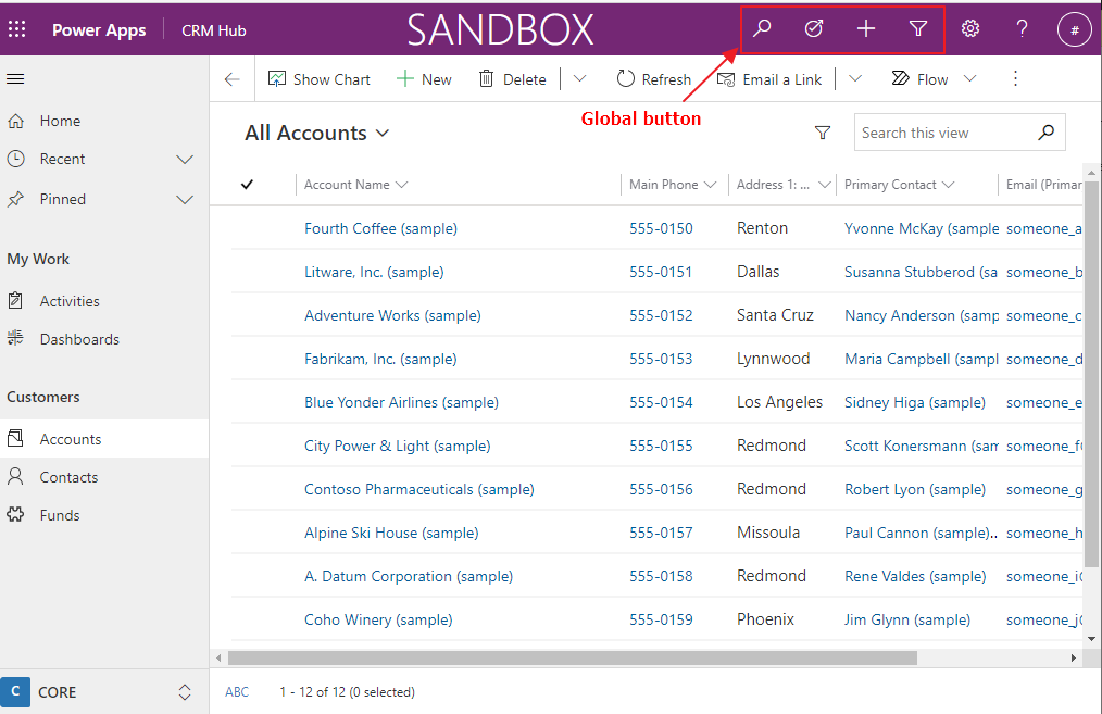 Global ribbon Customization in Dynamics 365