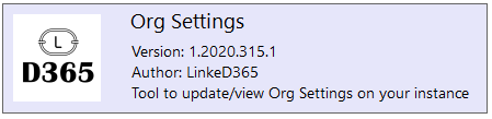 OrgSettings