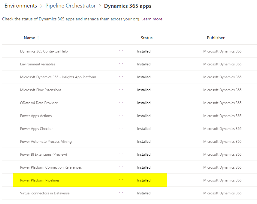 Power Platform Managed Environments and Pipelines