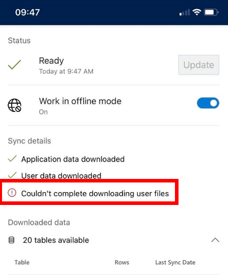 Offline mode for Power Apps model-driven app tutorial