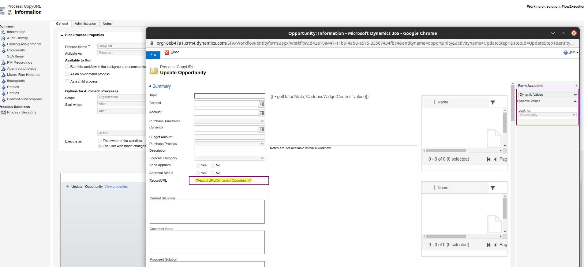 How to get dynamic Record URL in Power Automate