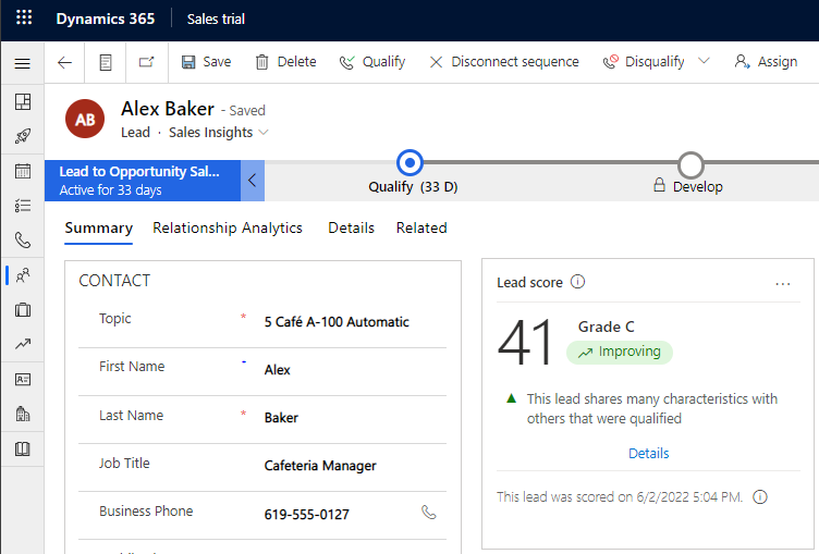 Dynamics 365 Predictive Lead Scoring with AI | Dynamics Chronicles