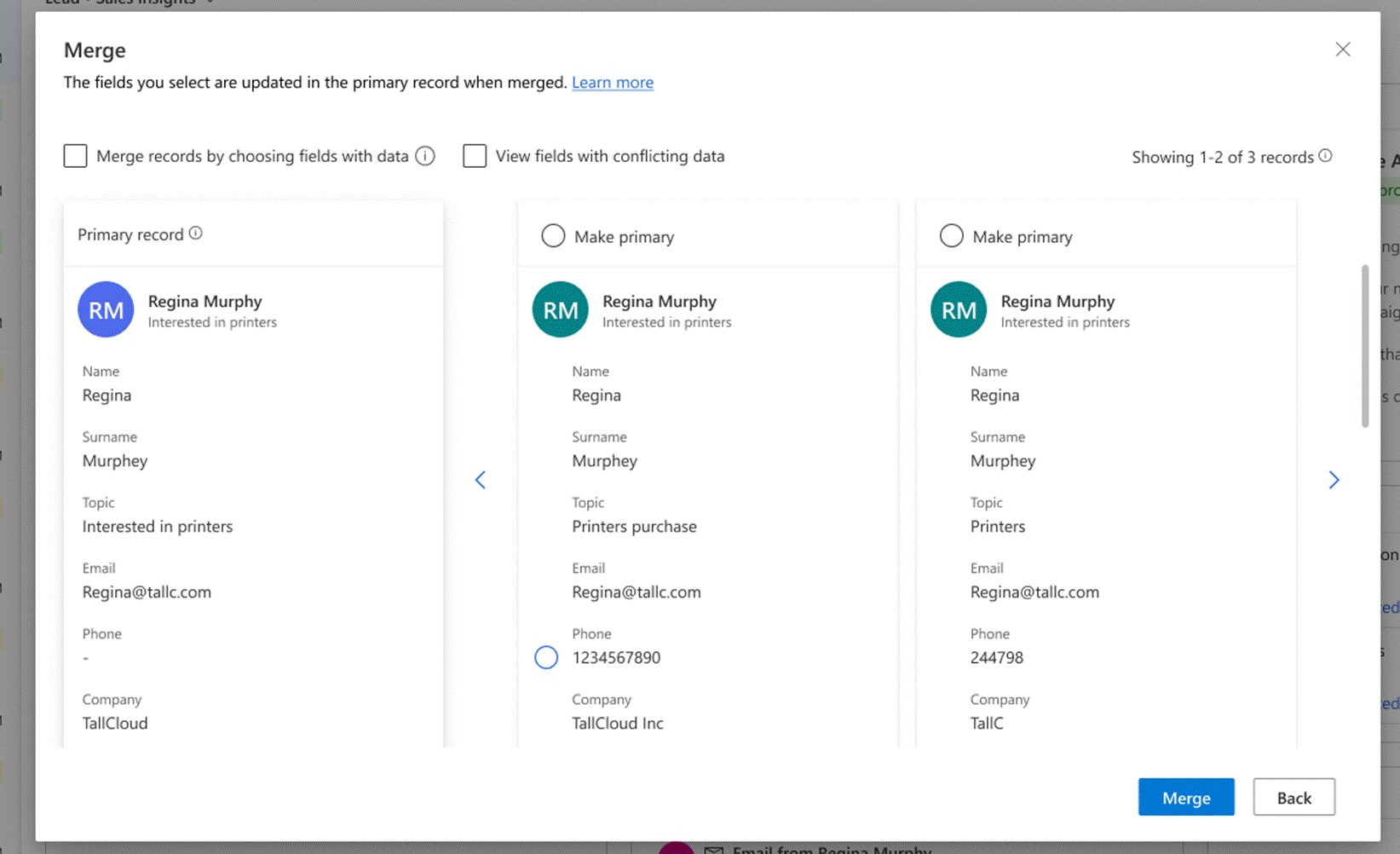 Dynamics 365 Sales Duplicate Lead Detection with !! MERGE !!