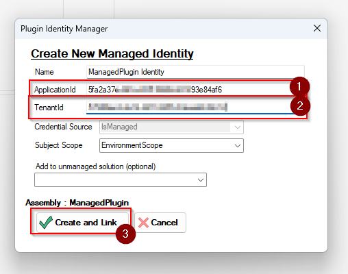 Plugin Managed Identity
