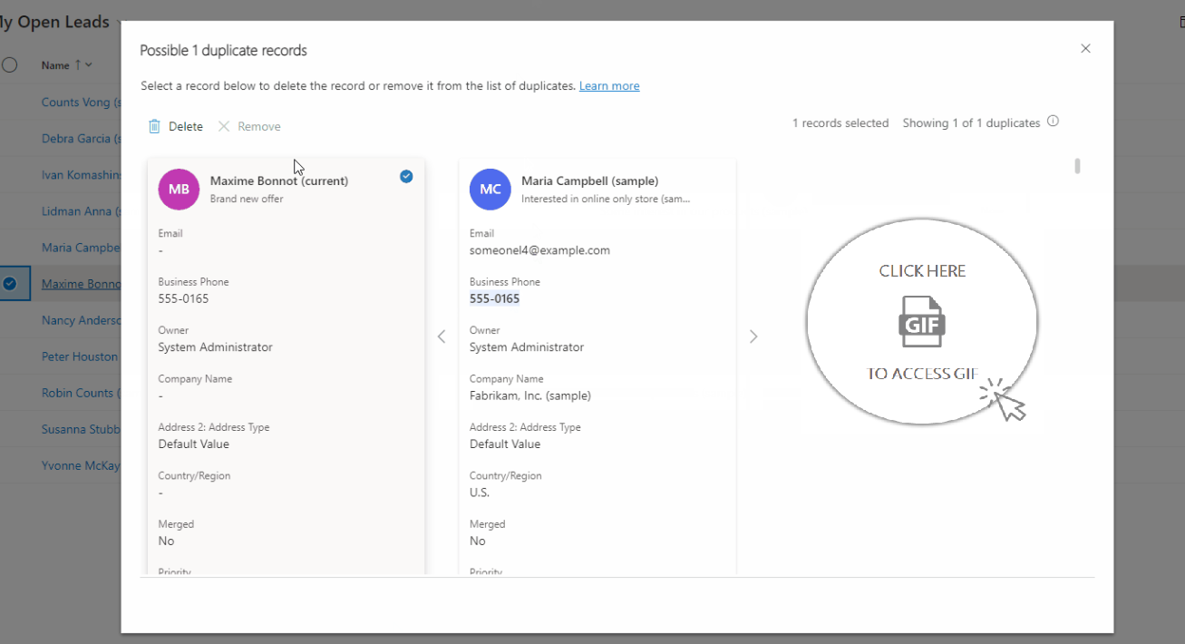 Dynamics 365 Sales Duplicate Lead Detection with !! MERGE !!