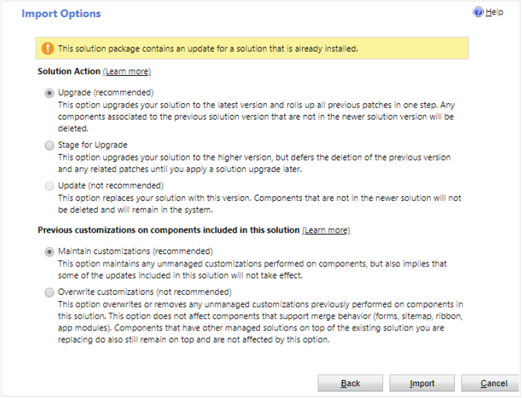 Dynamics 365 Solutions explanation