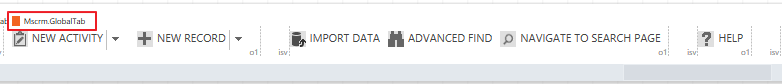 Global ribbon Customization in Dynamics 365