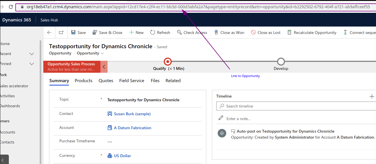 How to get dynamic Record URL in Power Automate