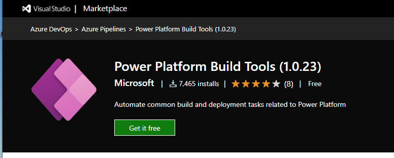 Power Platform Build Tools