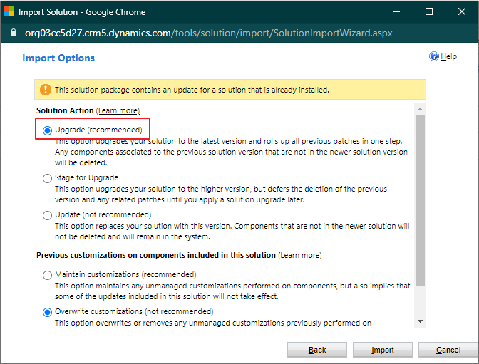 delete components in Dataverse managed solution