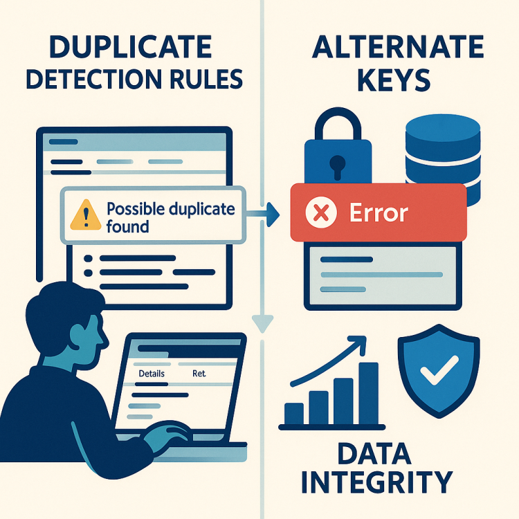 Dataverse: Duplicate Detection Rules vs Alternate Keys